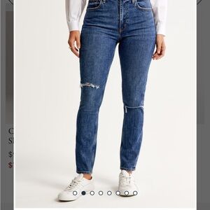 Abercrombie & Fitch Curve love skinny high rise jeans